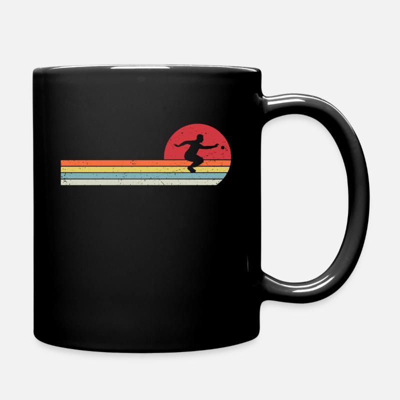 retro pétanque t-shirt boule - Mug uni - noir
