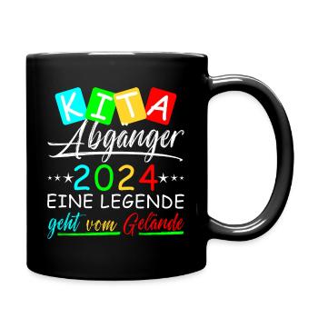 Kita Abgänger 2024 - Tasse einfarbig - Schwarz - Rechts
