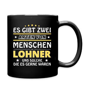 Cadeau Lohner - Deux types de... Concevoir - Mug uni - noir - Droite
