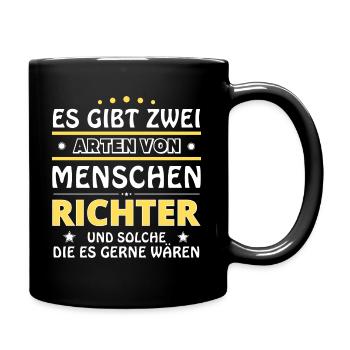 Judges Gift - Two Types of... Design - Full Colour Mug - black - Right