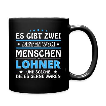 Cadeau Lohner - Deux types de... Concevoir - Mug uni - noir - Droite