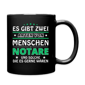 Notaries Gift - Two Types of... Design - Full Colour Mug - black - Right