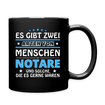 Notaries Gift - Two Types of... Design - Full Colour Mug - black - Right
