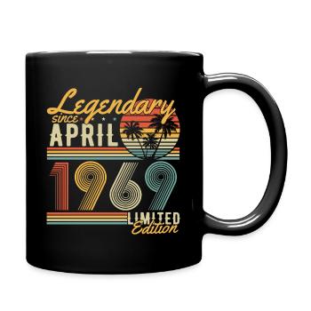Légendaire depuis avril 1969 Vintage Anniversaire - Mug uni - noir - Droite