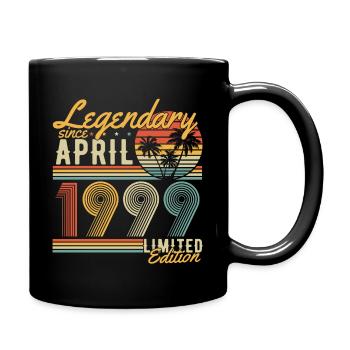 Légendaire depuis avril 1999 Vintage Birthday - Mug uni - noir - Droite