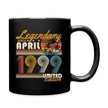 Légendaire depuis avril 1999 Vintage Birthday - Mug uni - noir - Droite