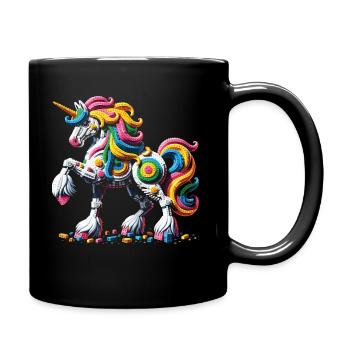 Briques de maître constructeur expert - Mug uni - noir - Droite