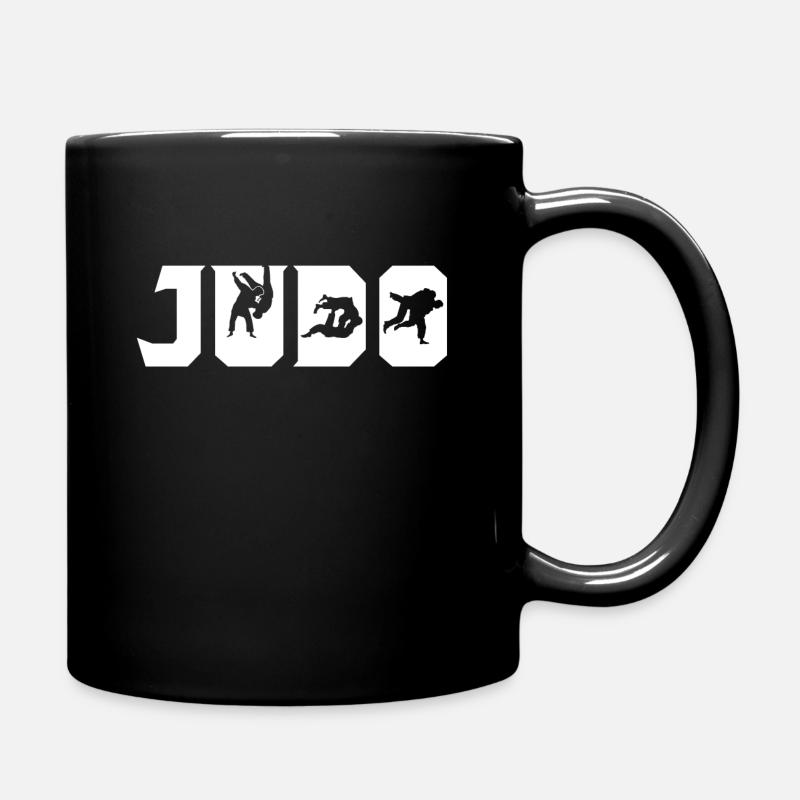 Judo T-shirt - Tasse einfarbig - Schwarz