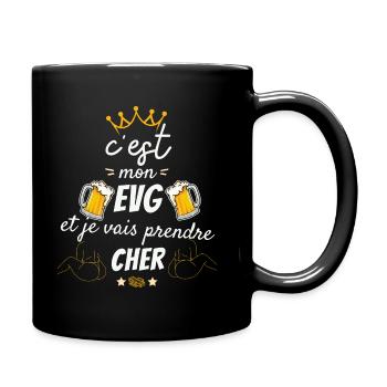 Das ist mein Junggesellenabschied, den ich nehmen werde, liebes Humor-Geschenk - Tasse einfarbig - Schwarz - Rechts