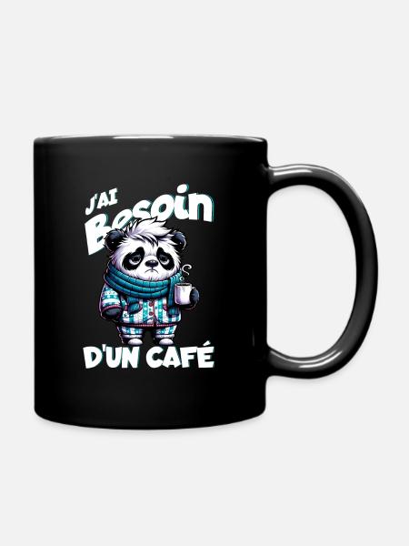 J'ai besoin d'un café - Mug uni - noir