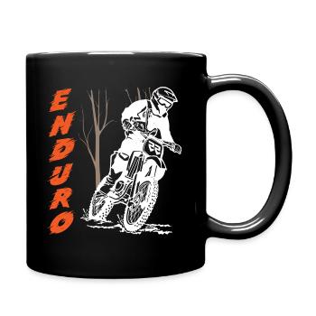 Enduro Motocross - Full Colour Mug - black - Right