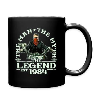 1984 Vintage Man Myth Legend Moto - Mug uni - noir - Droite