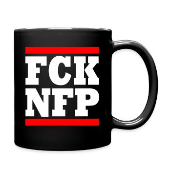 Fck nfp - Mug uni - noir - Droite