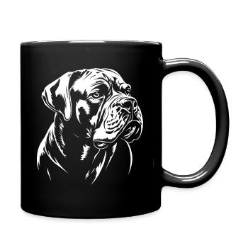 Bullmastiff - Fan de chien - Mug uni - noir - Droite