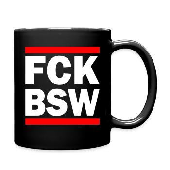 Fck bsw - Tasse einfarbig - Schwarz - Rechts