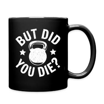 Pour les mordus de fitness qui ont le sens de l’amusement - Mug uni - noir - Droite