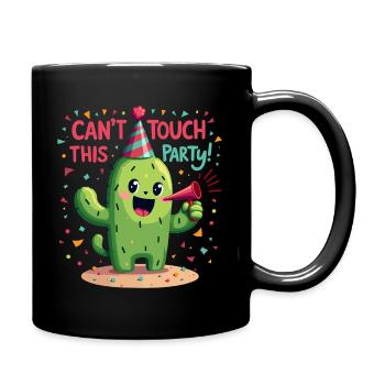 Party Cactus - Can't Touch This Party - Full Colour Mug - black - Right