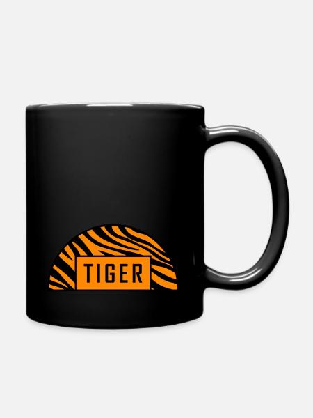 Tiger Bogen - Tasse einfarbig - Schwarz