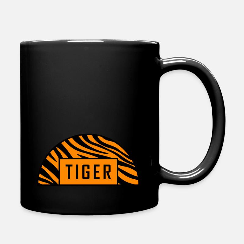 Tiger Bogen - Tasse einfarbig - Schwarz