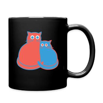 TiffUndToeff 03 06 - Tasse einfarbig - Schwarz - Rechts