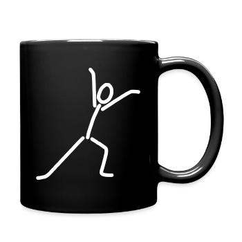 iYpsilon schräg - Tasse einfarbig - Schwarz - Rechts