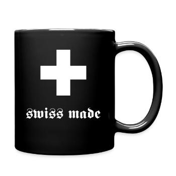 swiss made - Full Colour Mug - black - Right