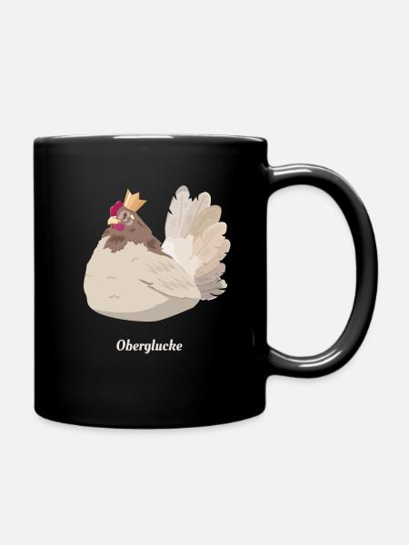 Oberglucke - Poules avec attitude - Mug uni - noir
