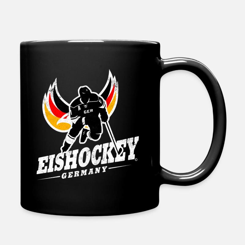 DEUTSCHLAND EISHOCKEY TEAM GERMANY ADLER - Tasse einfarbig - Schwarz