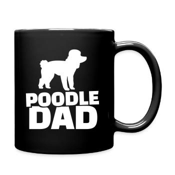 caniche - Mug uni - noir - Droite