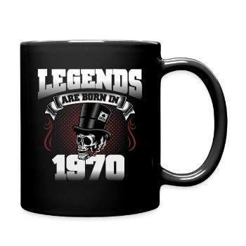 Birthday 1970 50th birthday legend 50 years - Full Colour Mug - black - Right