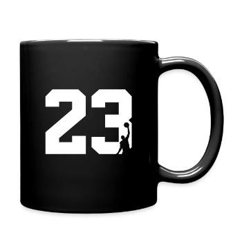 Basketball legend Michael Jordan 23 - Full Colour Mug - black - Right