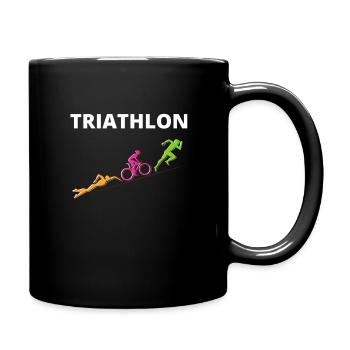 Triathlon - Mug uni - noir - Droite