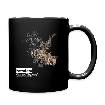 Potsdam Basic Pastels - Full Colour Mug - black - Right