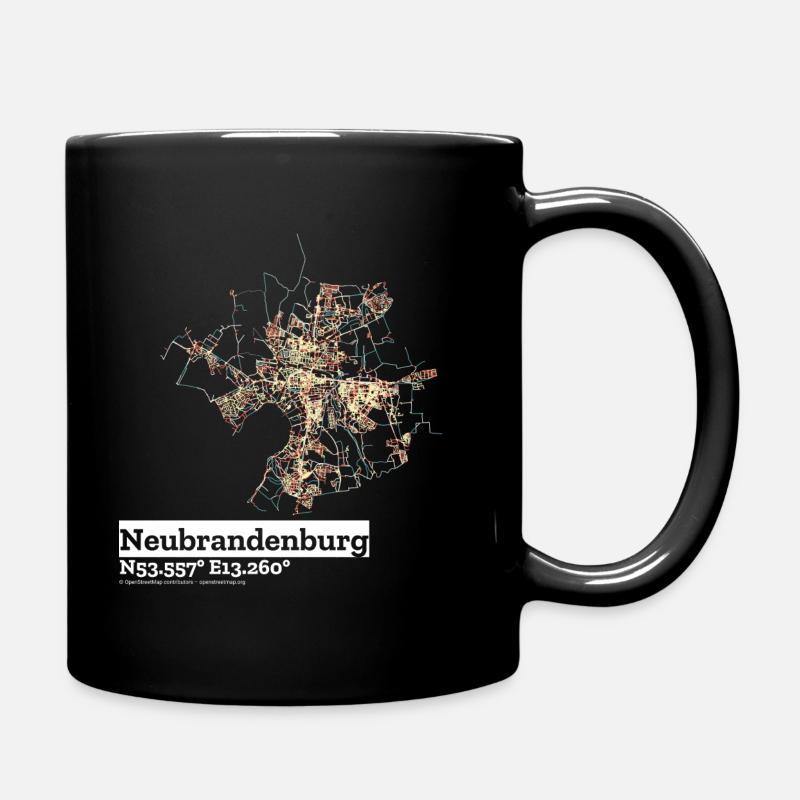 Neubrandenburg Basic Pastels - Tasse einfarbig - Schwarz