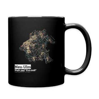 New Ulm Basic Pastels - Full Colour Mug - black - Right