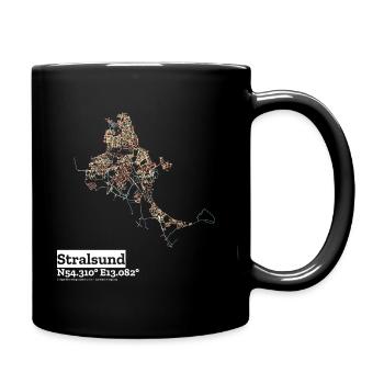Stralsund Basic Pastels - Full Colour Mug - black - Right