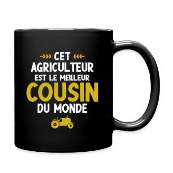 Agriculteur cousin cadeau drôle agriculture - Mug uni - noir - Droite