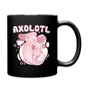 Axolotl Axolittle Mama Fille Sœurs Famille - Mug uni - noir - Droite
