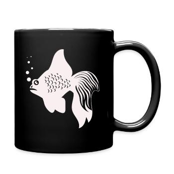 Fish Aquarium Marine Animal Climate Environmental Protection - Full Colour Mug - black - Right