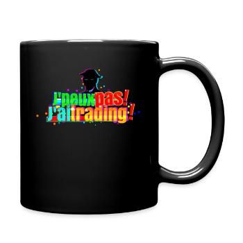 J'peux pas jai trading - Mug uni - noir - Droite