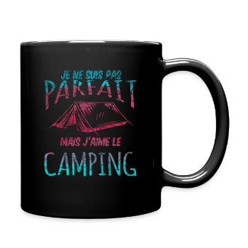 je ne suis pas parfait - Mug uni - noir - Droite
