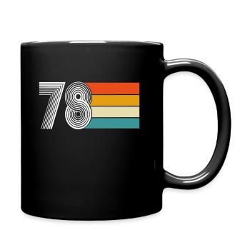 1978 Édition Limitée,1978 Gif Anniversaire Classique - Mug uni - noir - Droite