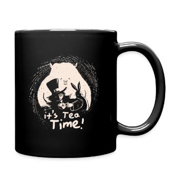 L’heure du thé ! - Mug uni - noir - Droite