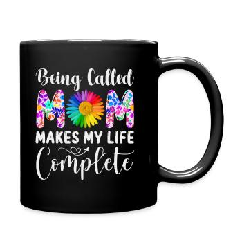 J’adore qu’on m’appelle maman - Mug uni - noir - Droite