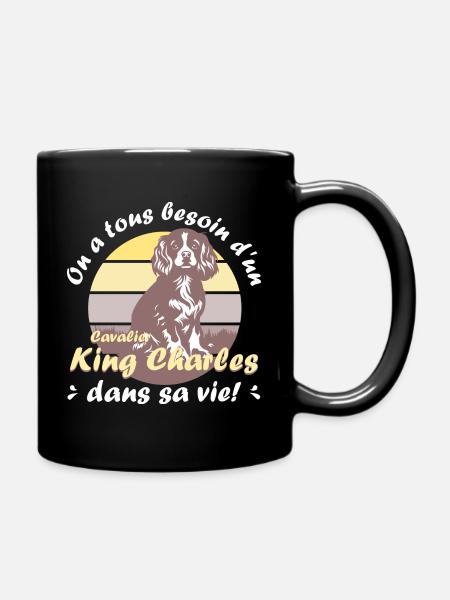 On a tous besoin d'un Cavalier King Charles! - Mug uni - noir