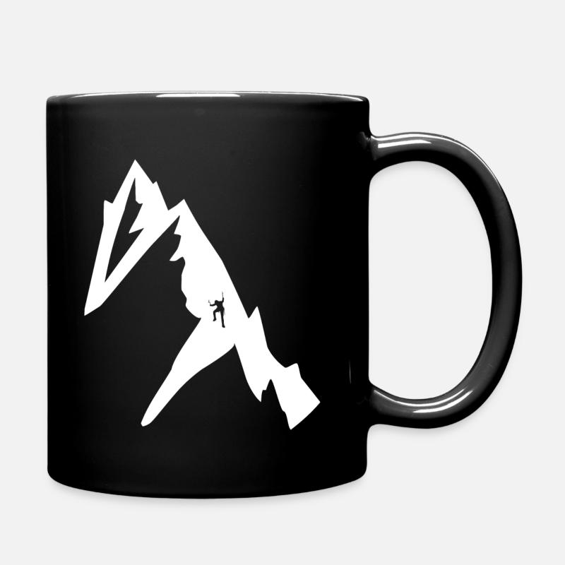 Escalade sur glace - Mug uni - noir