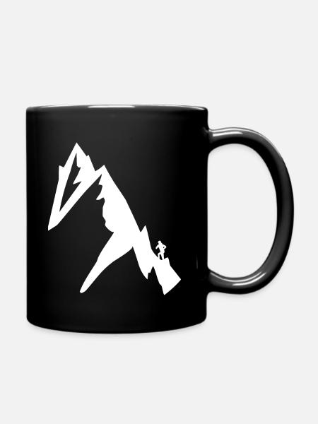Trail Running - Full Colour Mug - black