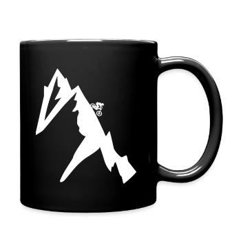 Downhill - Full Colour Mug - black - Right
