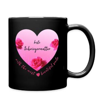 best mother-in-law - Full Colour Mug - black - Right