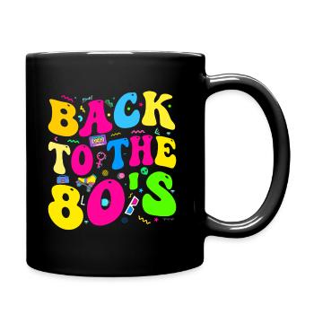 80S Lovers, 80s Party, Eighties - Full Colour Mug - black - Right